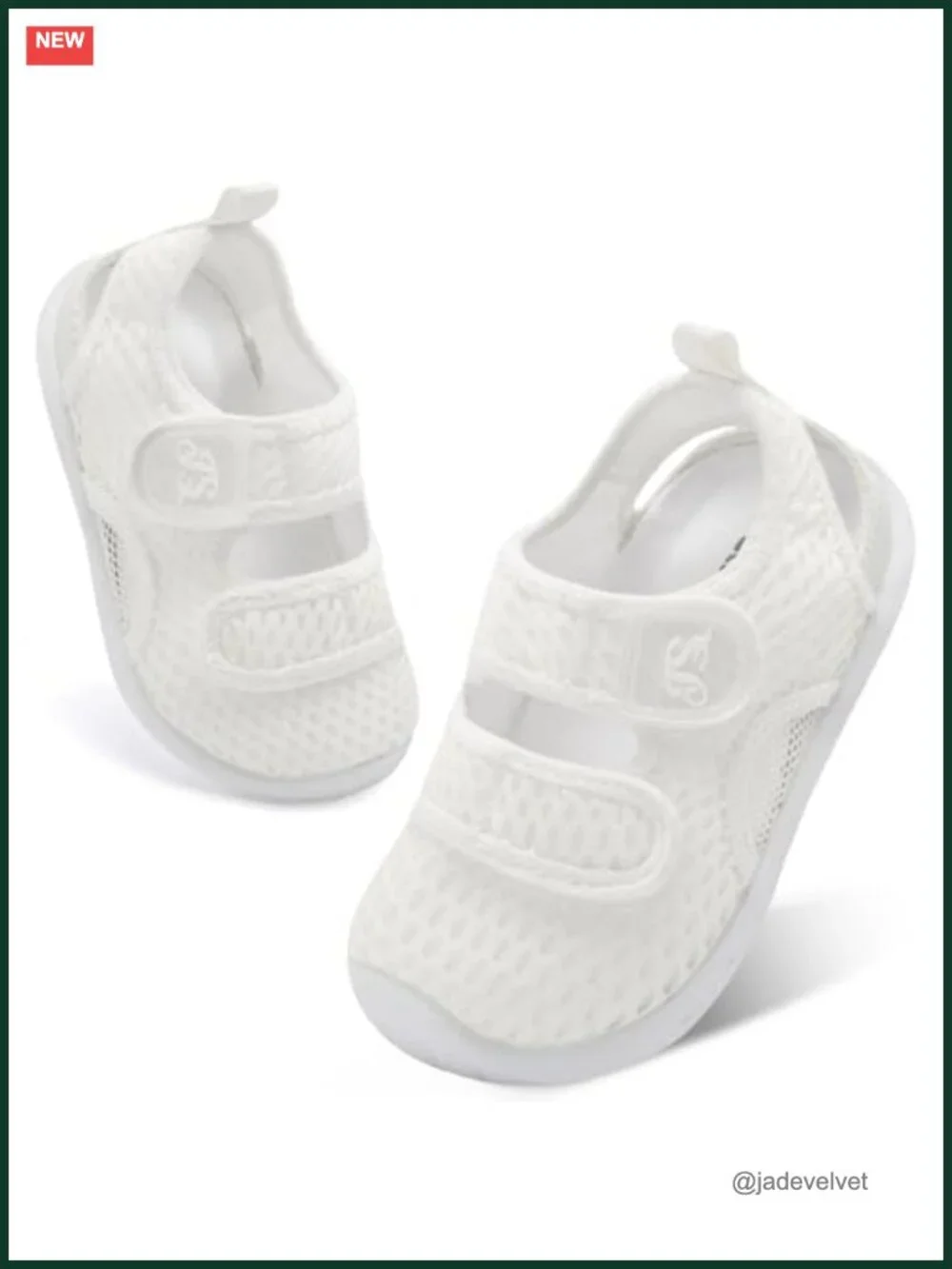 Toddler Water Shoes Swim Beach Sandals with Hook & Loop Closure